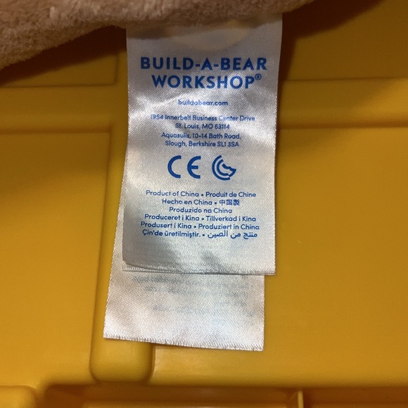 15” Tan Build A Bear Certified Allergy and Asthma Friendly - Picture 5 of 7